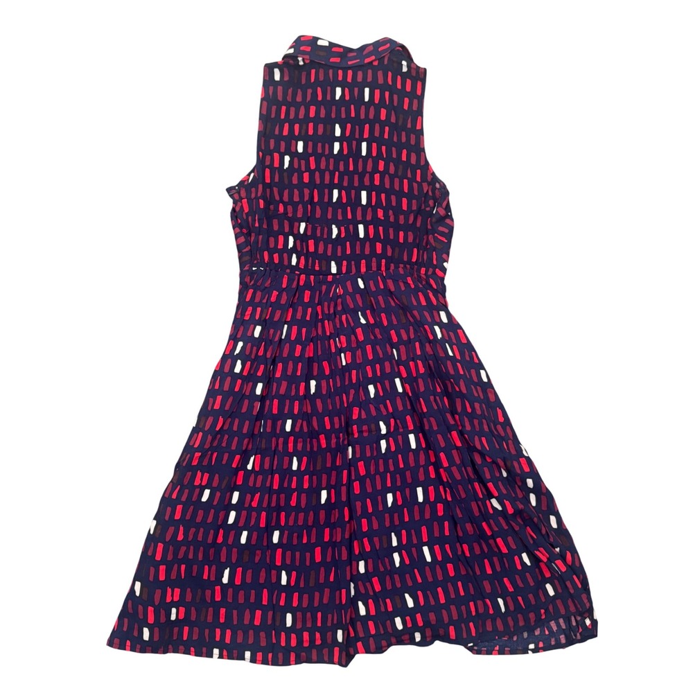 Anthropologie 1.1 Tylho Collared Sleeveless Fit and Flare Geometric Print Small - Picture 2 of 8